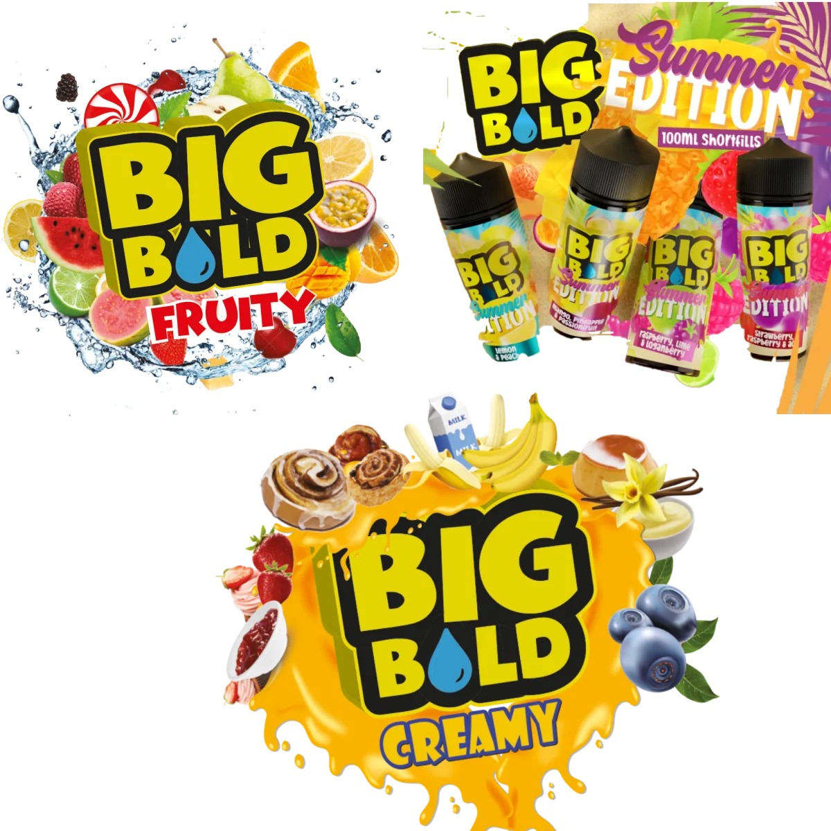 Big Bold 70/30 | 100ml + 2 Nics | £7