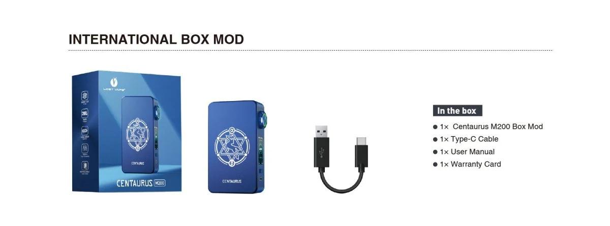 Lost Vape Centaurus M200 Box Mod | £25 - Image 13