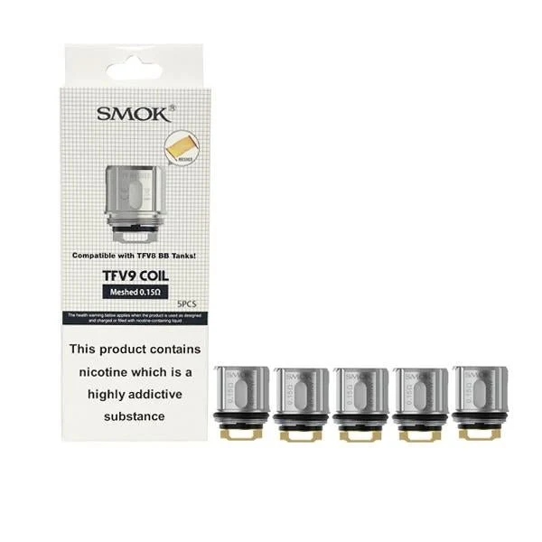 Smok TFV9 Mesh Coils 0.15Ω | £7