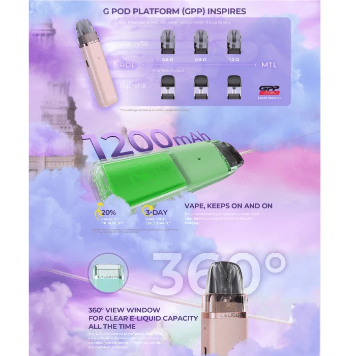 Uwell Caliburn G3 Lite Kit | £4 - Image 12