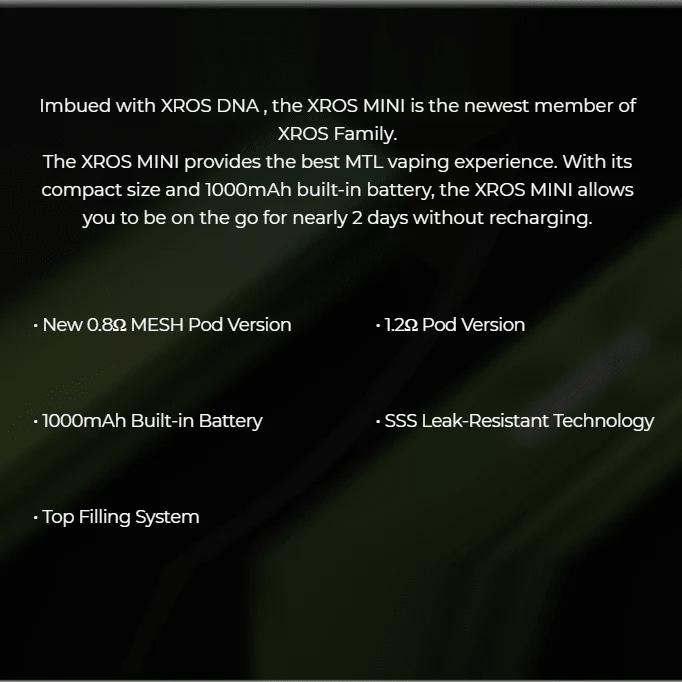 Vaporesso XROS Mini Kit | £12 - Image 11